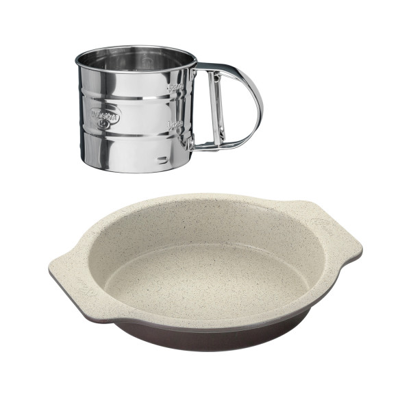 Cerafit Bakery-Tarteform mit Mehlsieb, Set 2tlg. | Cerafit Bakery