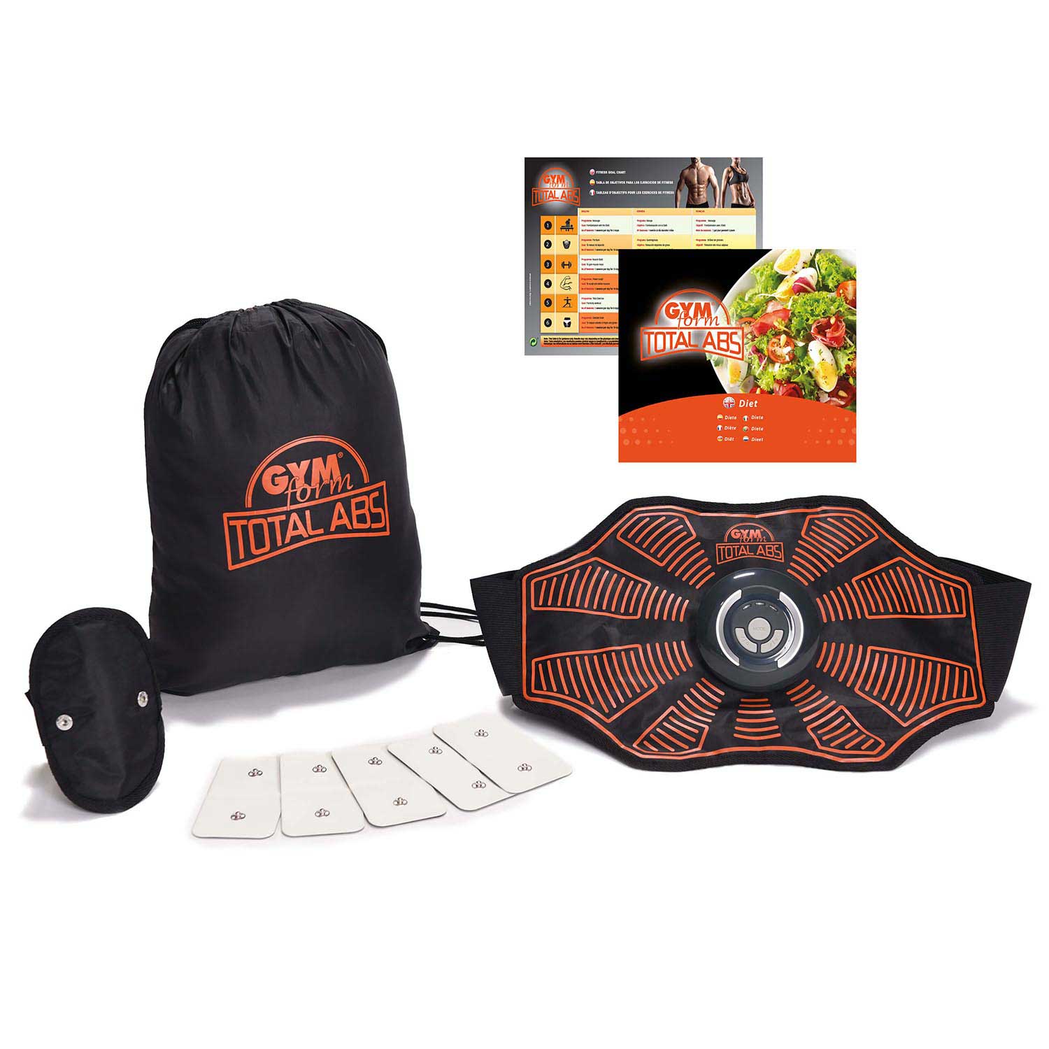 Gymform Total Abs | EMS-Trainer | Set 10-tlg.