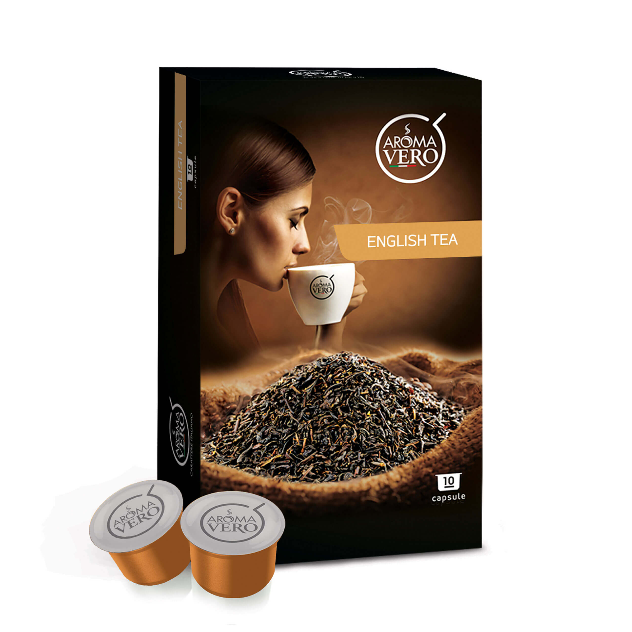 Teekapseln Aroma Vero English Tea | Schwarzer Tee mit