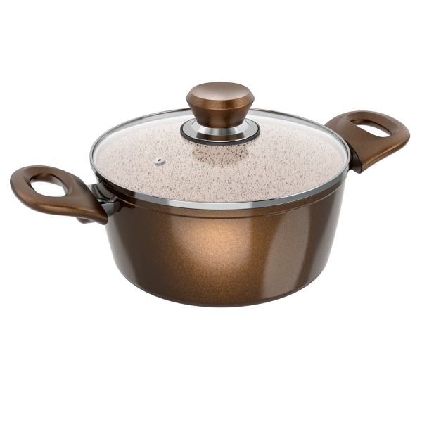 Cerafit Granit - Kochtopf, Set 2tlg., Ø 20 cm
